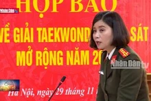 Bộ Công an công bố Giải Taekwondo Cảnh sát châu Á mở rộng năm 2024