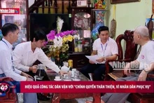 Hiệu quả công tác dân vận với'' Chính quyền thân thiện, vì Nhân dân phục vụ''