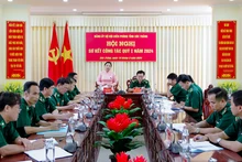 Đồng chí Hồ Thị Cẩm Đào phát biểu chỉ đạo tại Hội nghị.
