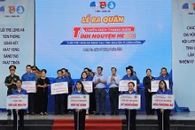 Tỉnh đoàn Long An tổ chức lễ ra quân Chiến dịch thanh niên tình nguyện hè năm 2024.