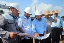 Lãnh đạo tỉnh Sóc Trăng kiểm tra, đôn đốc tiến độ thi công cao tốc.