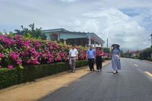 Diện mạo nông thôn xã Kỳ Phú, huyện Kỳ Anh đổi thay nhanh chóng nhờ xây dựng nông thôn mới.