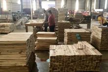 Sản xuất gỗ xuất khẩu tại Công ty cổ phần gỗ TAVICO (tỉnh Đồng Nai). (Ảnh VŨ HOÀNG)