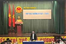 Họp báo Bộ Tài chính quý I/2025.
