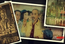 Hình ảnh trong phim "Những nét vẽ từ trái tim" do Điện ảnh Quân đội nhân dân sản xuất.
