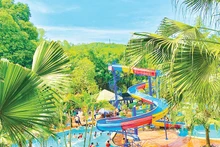 Khu du lịch Ao Vua dịp đầu hè năm 2023.