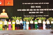 Lễ tuyên dương điển hình tiên tiến Thành phố Hồ Chí Minh giai đoạn 2021-2023.