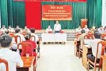 Hội nghị đối thoại giữa người đứng đầu cấp ủy, chính quyền tỉnh Quảng Nam với các hộ dân mua đất tại 3 dự án do Công ty cổ phần Bách Đạt An làm chủ đầu tư.