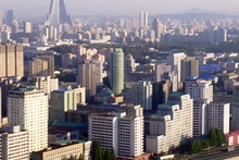 Một góc thủ đô Bình Nhưỡng.