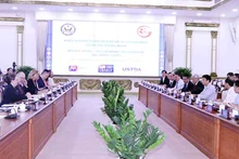 Quang cảnh buổi tọa đàm. (Ảnh: Xuân Khu).