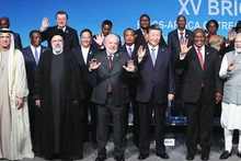 Khối BRICS ra mắt các thành viên mới. (Ảnh: GETTY IMAGES)