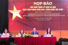 Họp báo các hoạt động kỷ niệm 50 năm Ngày Giải phóng miền nam, thống nhất đất nước. 