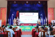 Quang cảnh lễ phát động Cuộc thi “Chung tay vì an toàn giao thông” năm 2024.