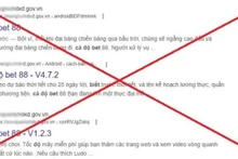 Hàng loạt website của cơ quan nhà nước có tên miền gov.vn bị bị chèn link quảng cáo cờ bạc.