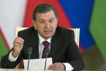 Tổng thống Uzbekistan Shavkat Mirziyoyev. (Ảnh: AFP/TTXVN)