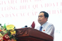 Đồng chí Trần Thanh Mẫn phát biểu chỉ đạo tại hội nghị.