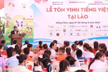 Quang cảnh buổi lễ. Ảnh: Hải Tiến