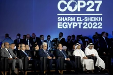 Các đại biểu tham dự COP27 tại Sharm el-Sheikh, Ai Cập, ngày 7/11/2022. (Ảnh: Reuters)
