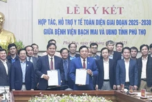 Lãnh đạo tỉnh Phú Thọ và Bệnh viện Bạch Mai ký kết hợp tác toàn diện giữa tỉnh Phú Thọ và Bệnh viện Bạch Mai.