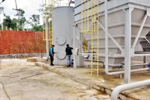 Nhà máy nước Bộc Bố (Pác Nặm) mới được đầu tư xây dựng, góp phần cung cấp nước sạch cho hàng nghìn hộ dân trên địa bàn.