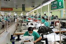 Sản xuất hàng dệt may xuất khẩu tại Tổng công ty cổ phần Dệt may Nam Ðịnh.