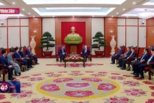 Tổng Bí thư tiếp Thủ tướng Campuchia