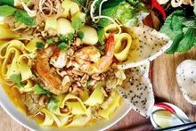 Mỳ Quảng mang đặc tính ẩm thực xứ Quảng.