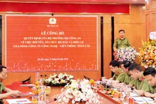 Công bố quyết định của Bộ trưởng Bộ Công an về việc đổi tên, tổ chức bộ máy và Điều lệ của Tổng công ty Gtel.
