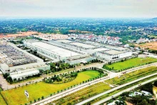 Các khu, cụm công nghiệp trên địa bàn tỉnh Thái Nguyên đều được bố trí ở những vị trí có giao thông thuận lợi. (Ảnh THẾ BÌNH)