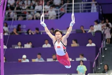 VĐV Khánh Phong đoạt HCB thể dục dụng cụ cho Việt Nam tại ASIAD 19.