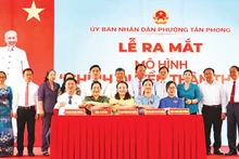 Ra mắt mô hình “Chính quyền thân thiện” phường Tân Phong, thành phố Biên Hòa.