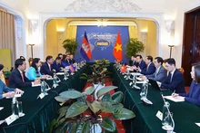 Việt Nam và Campuchia duy trì thường xuyên trao đổi đoàn các cấp. (Ảnh BỘ NGOẠI GIAO)