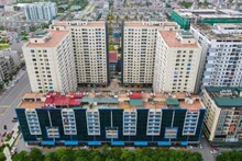 Một góc khu nhà ở xã hội trên địa bàn thành phố Bắc Ninh, tỉnh Bắc Ninh.