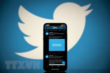 Biểu tượng của mạng xã hội Twitter. (Ảnh: AFP/TTXVN)