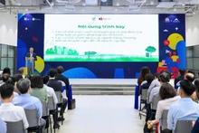 Toàn cảnh Hội thảo tập huấn Đường đến Phát thải ròng bằng 0 tại TP Hồ Chí Minh, ngày 25/2.