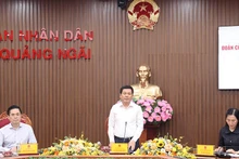 Bộ trưởng Công thương Nguyễn Hồng Diên phát biểu tại buổi làm việc.