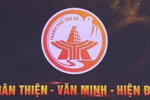 Logo-slogan của thành phố Tân An (Long An) “Thân thiện, văn minh, hiện đại”.