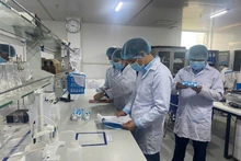 Đoàn công tác Sở Y tế kiểm tra, hậu kiểm tại Công ty TNHH Chăm sóc sức khỏe châu Âu (thành phố Vĩnh Yên).