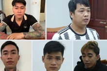 Các đối tượng bị khởi tố, bắt tạm giam.