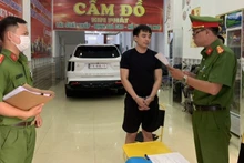 Tạm giữ đối tượng Nguyễn Văn Mạnh cầm đầu nhóm đối tượng cho vay lãi nặng. 