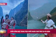 Chấn chỉnh mặc trang phục nước ngoài chụp ảnh tại Hà Giang
