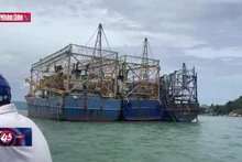 Tàu 67 nằm bờ, bị trộm cắp thiết bị