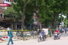 Nổ khí gas ở Hà Nội khiến nhiều người bị thương