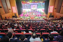 Quang cảnh buổi lễ.
