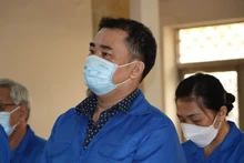 Bị cáo Trần Trí Mãnh tại phiên tòa.