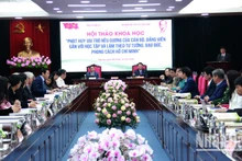 Hội thảo khoa học “Phát huy vai trò nêu gương của cán bộ, đảng viên gắn với học tập và làm theo tư tưởng, đạo đức, phong cách Hồ Chí Minh”.