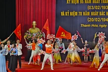 Một tiết mục văn nghệ mừng Ngày thành lập Đảng 3/2.
