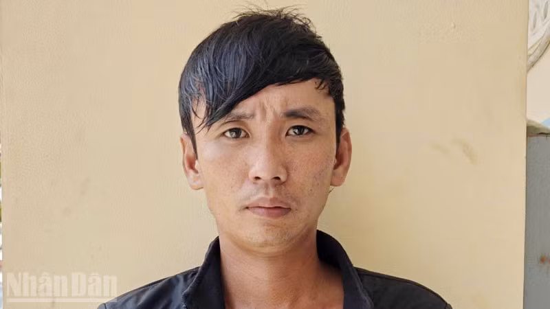 Bị can Nguyễn Văn Khanh. (Ảnh: Cổng TTĐT Công an An Giang)
