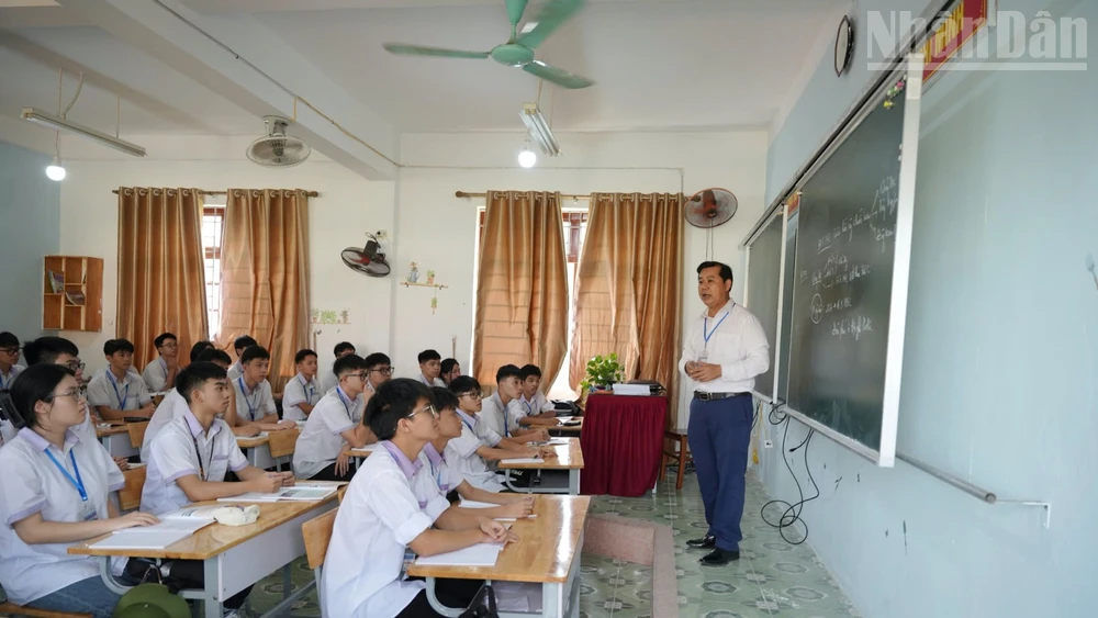 Một tiết lịch sử tại Trường trung học phổ thông Hoàng Văn Thụ, phường Lương Văn Tri, tỉnh Lạng Sơn.