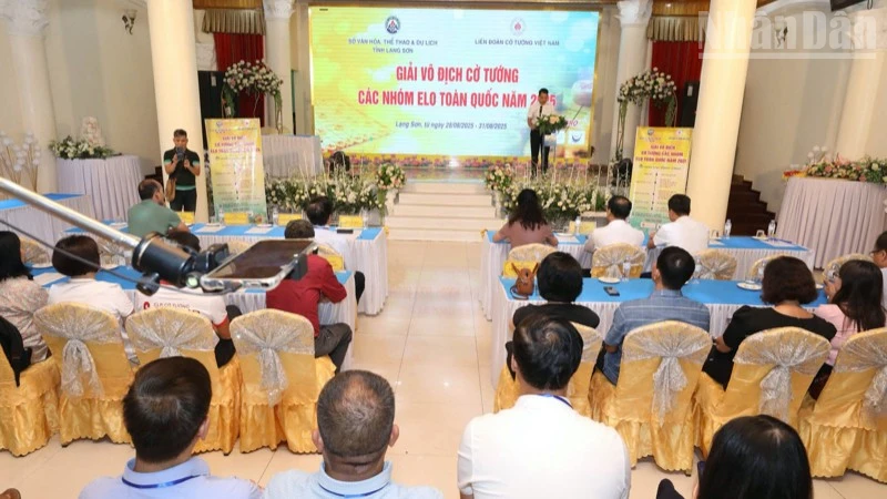 Giải Vô địch Cờ tướng các nhóm Elo toàn quốc năm 2025 tại tỉnh Lạng Sơn.